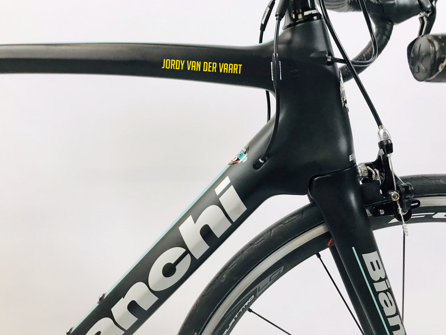 Fiets naamsticker | Sportieve stijl