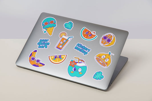 Hoe plak je het beste een sticker?