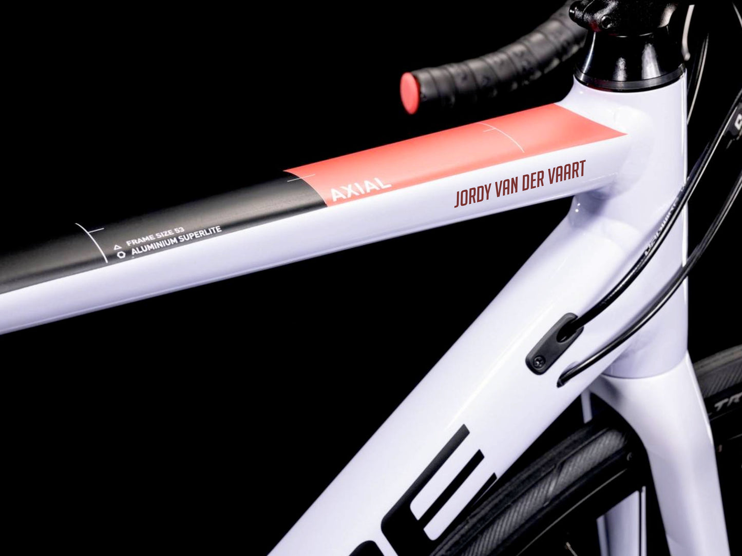 Fiets naamsticker | Sportieve stijl